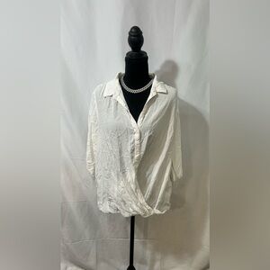 beachlunchlounge White Button Down Shirt